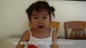 The Lord's Prayer by 2-year Old (Thumbnail)