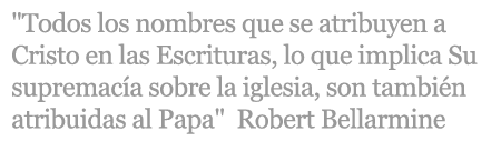 Pésimas proclamaciones papales | directamente de la boca de la Ramera image