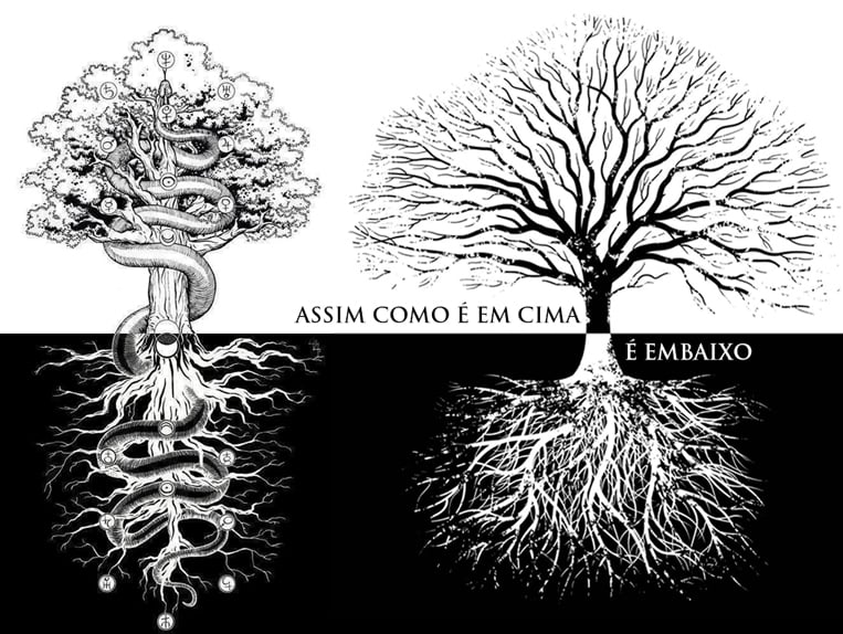 Assim como é em cima é embaixo Assim como é em cima é embaixo