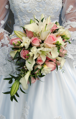 svatební boquet