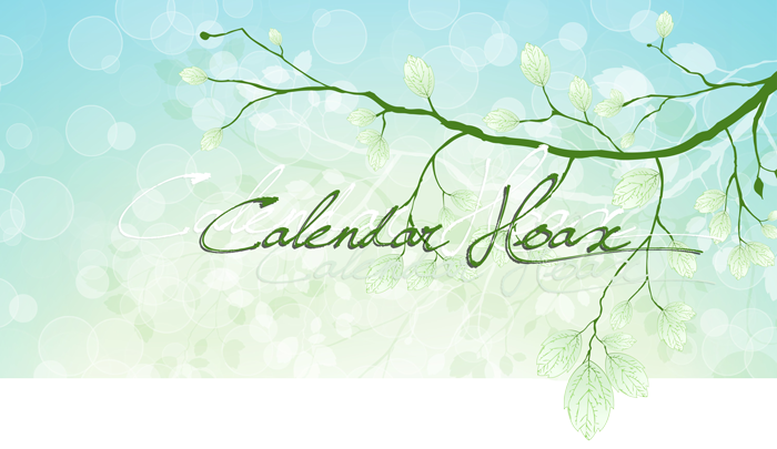 Calendar Hoax