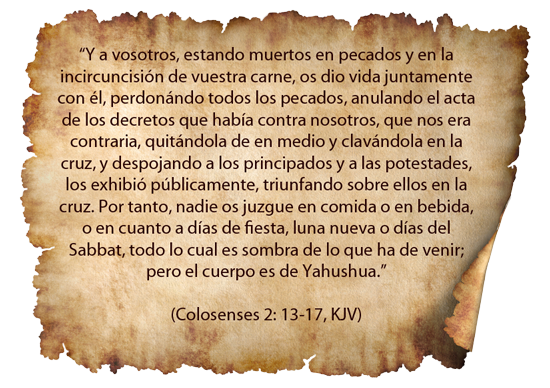 Colosenses 2: 13-17
