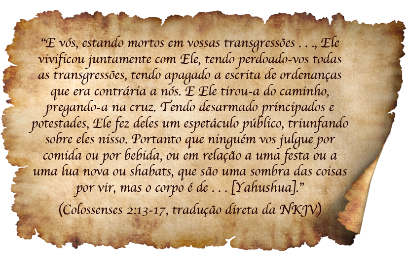 Colossenses 2:13-17