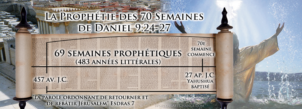 La prophétie des 70 semaines de Daniel 9:24-27