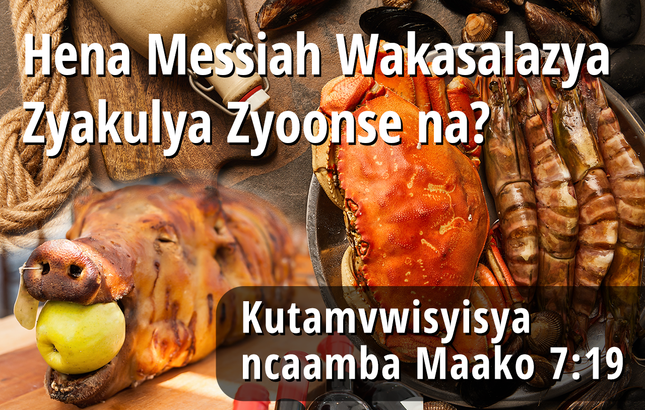 Hena Kristu wakasalazya zyakulya zyoonse na? Kutamvwisyisya ncaamba Maako 7:19 image
