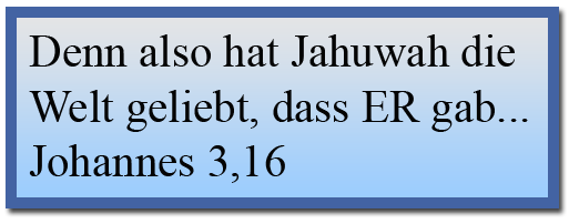 Johannes 3,16