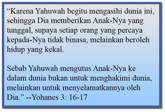 Yohanes 3: 16-17