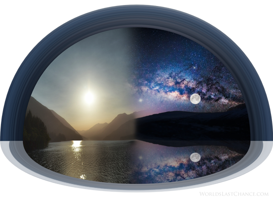 Flat Earth Firmament - Sun, Moon, & Stars