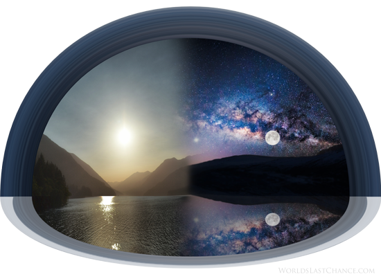 Flat Earth Firmament - Sun, Moon, & Stars