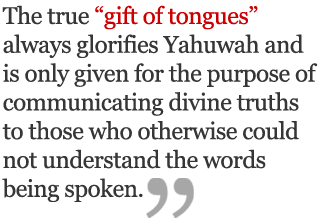 Speaking in Tongues Quotation