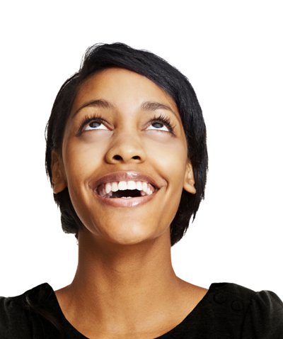 Babaeng nakatingala sa pananalig