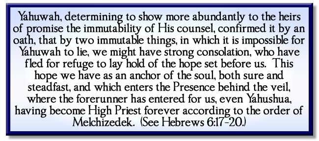 Hebrews 6:17-20
