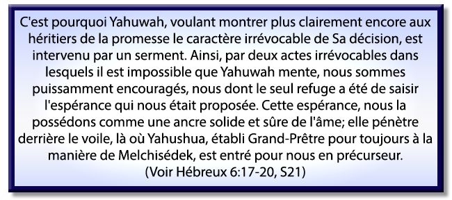 Hébreux 6:17-20
