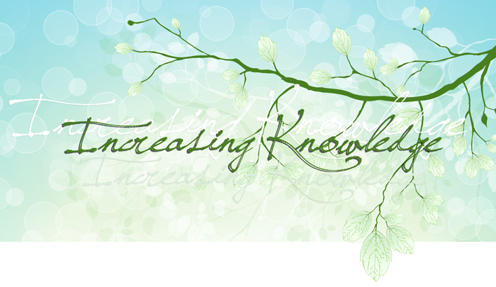 Increasing Knowledge