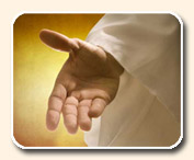 la mano del salvador