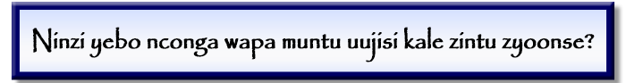 Kwaabila, Ncileleko Cibotu Kwiinda Zyoonse . . . image