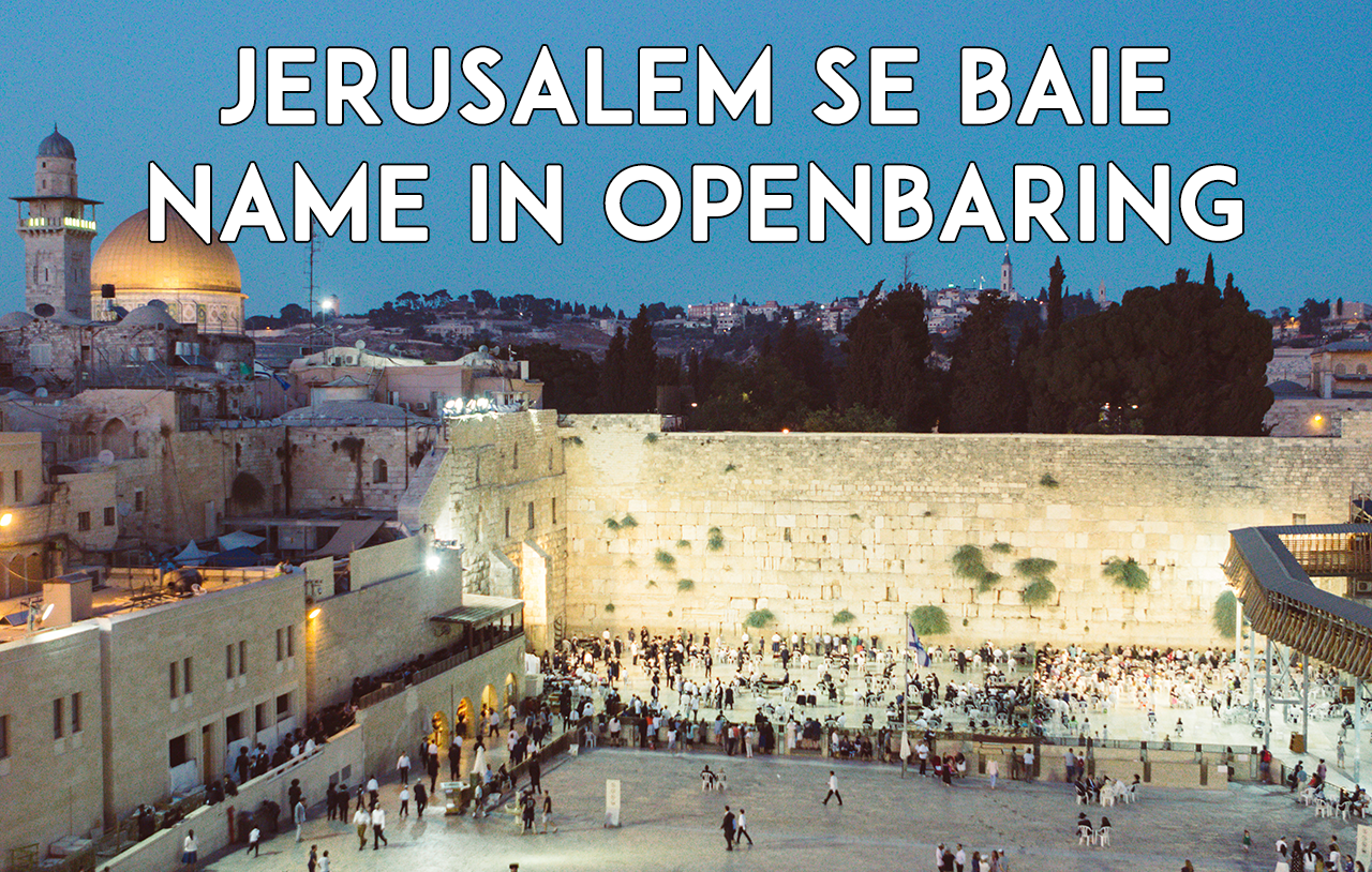 Jerusalem se baie name in Openbaring image