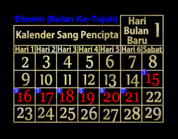 Raya Pondok Daun Kalender