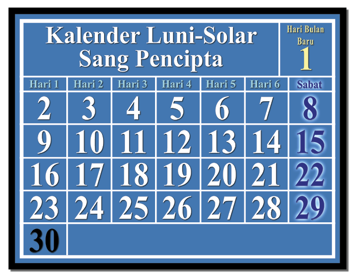 Kalender Sang Pencipta