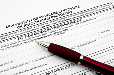 marriage certificate