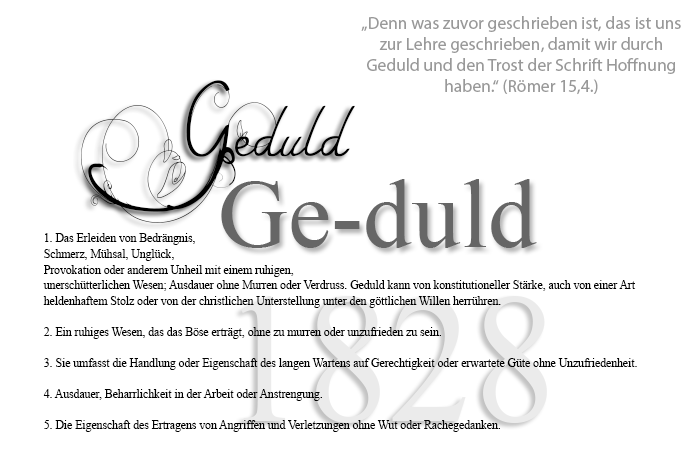 Die Geduld der Heiligen image