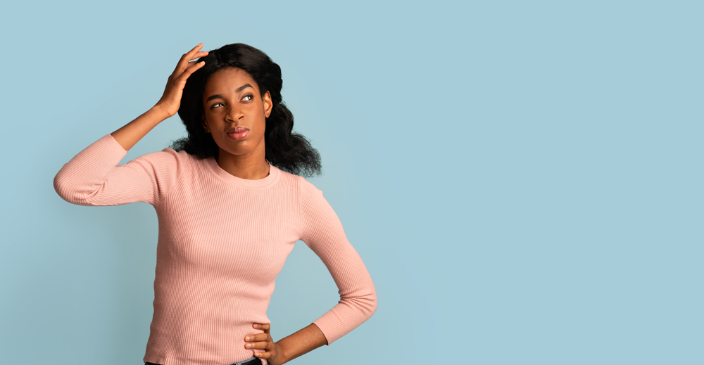 pensive-black-woman