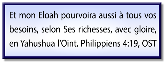 Philippiens 4:19