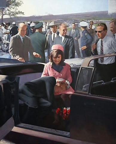 Assassination of Kennedy “Pietà” hangs in the Vatican Cathedral of St. Paul.