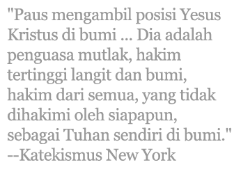Pernyataan Kepausan Yang Mengerikan | Langsung Dari Mulut Sang Pelacur image