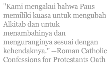 Pernyataan Kepausan Yang Mengerikan | Langsung Dari Mulut Sang Pelacur image