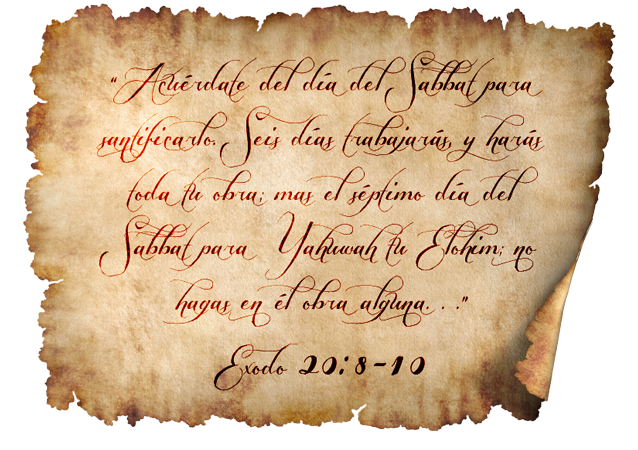 Éxodo 20:8-10