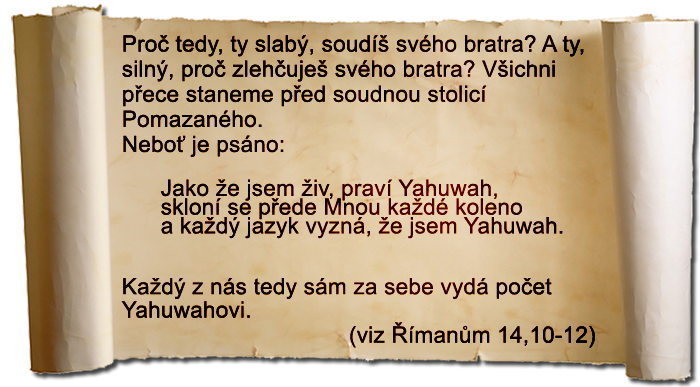 Římanům 14,10-12