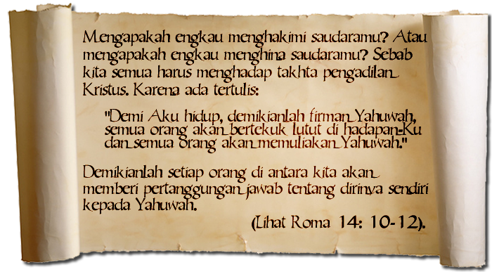 Roma 14:10-12