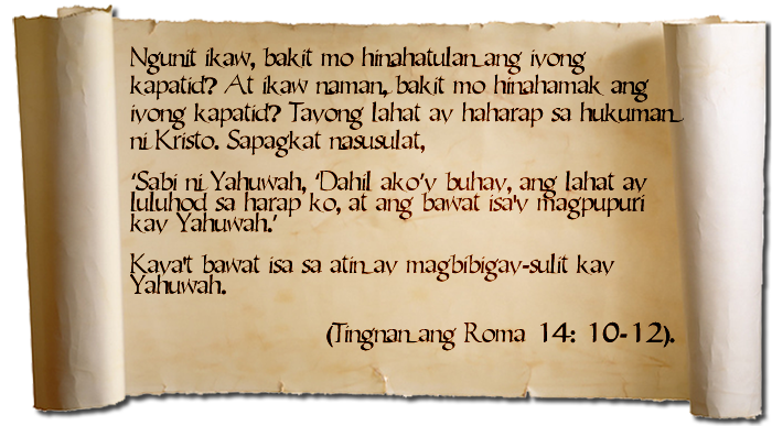Roma 14:10-12