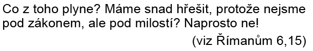 Římanům 6,15