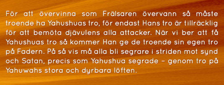 Hur man segrar: Besitt Yahushuas tro image