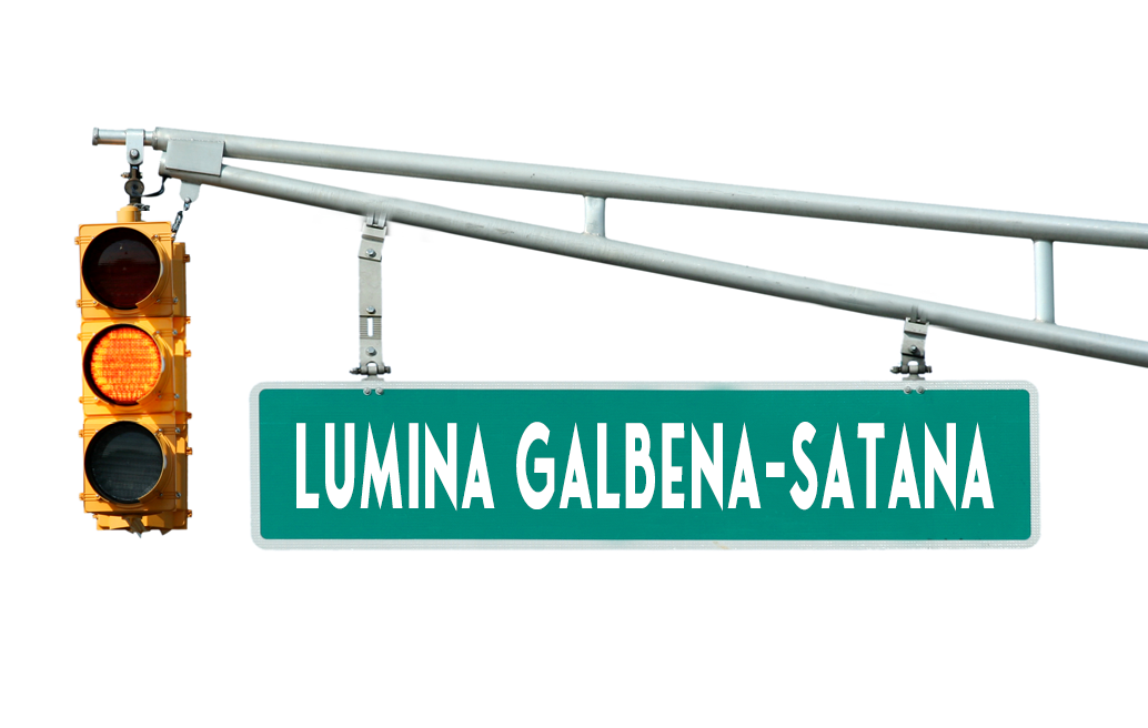 lumina galbenă