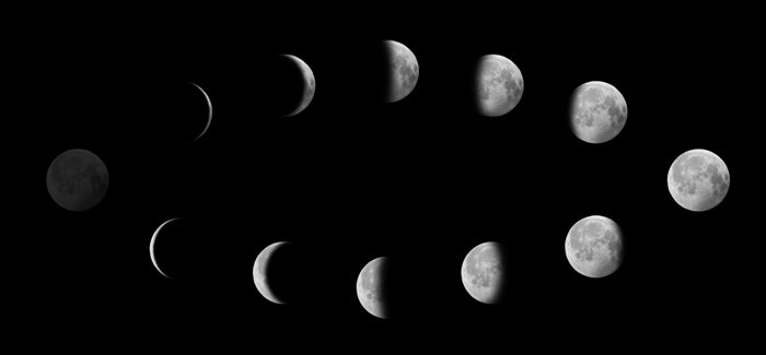 Fase bulan; Hari demi Konjungsi = Bulan Hari Baru