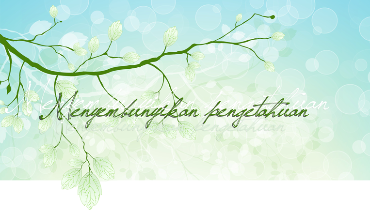 Menyembunyikan pengetahuan
