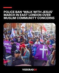 BREAKING: Starmer’s police just banned Christians from gathering in London. Britons were prohibited from assembling at the “Walk with Jesus” event so as not to “provoke” Muslims. Uk is being run by people who hate Jesus Christ.