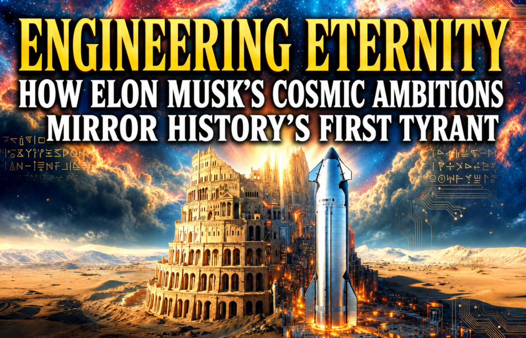 Engineering Eternity: How Elon Musk’s Cosmic Ambitions Mirror History’s First Tyrant