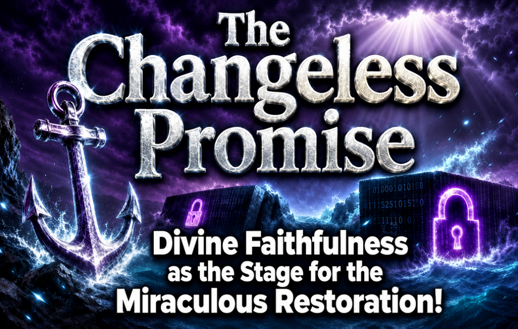 The Changeless Promise: Divine Faithfulness as the Stage for the Miraculous Restoration!