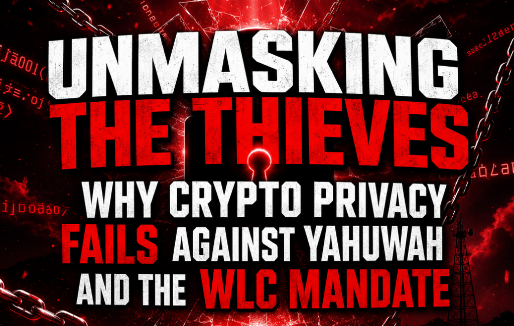Unmasking the Thieves: Why Crypto Privacy Fails Against Yahuwah and the WLC Mandate