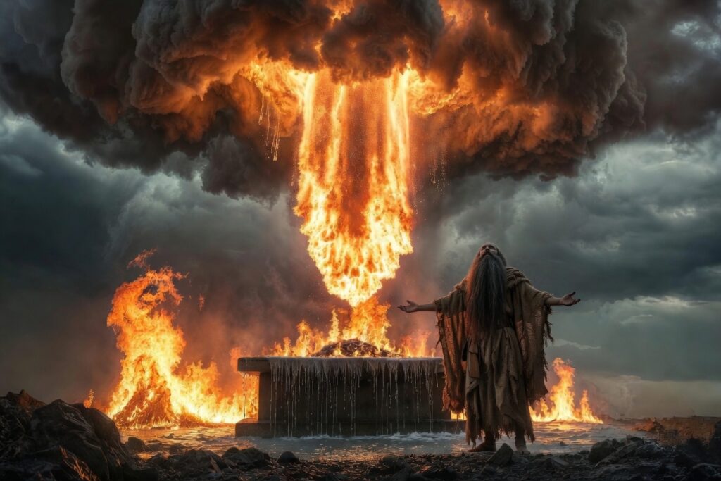 Elijah on Mount Carmel