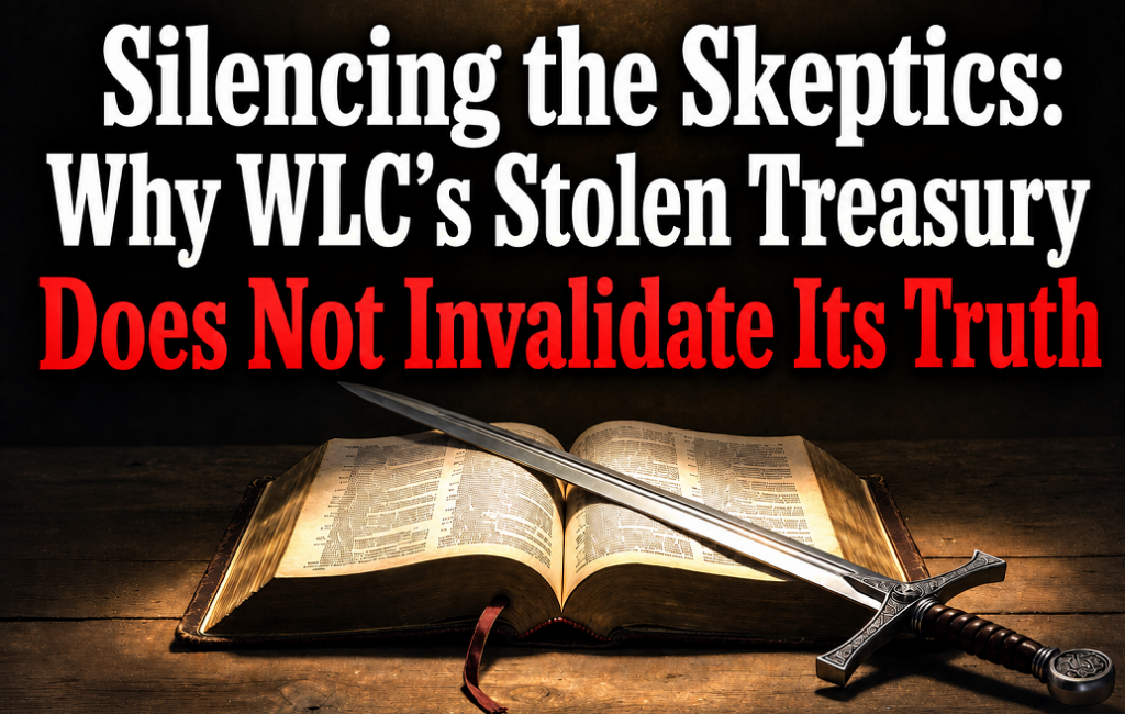 Silencing the Skeptics: Why WLC’s Stolen Treasury Does Not Invalidate Its Truth
