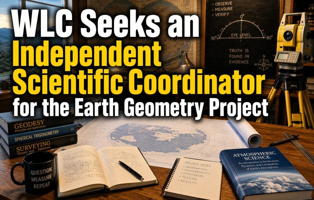 WLC Seeks an Independent Scientific Coordinator for the Earth Geometry Project