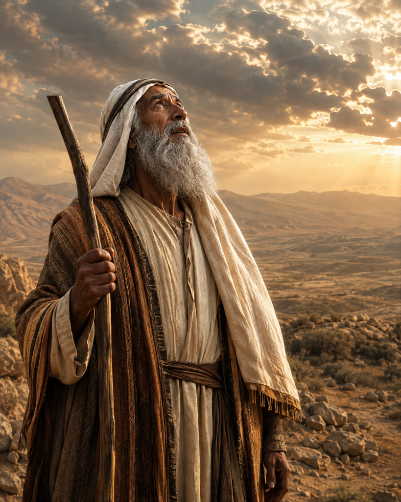 Abraham looking to heaven