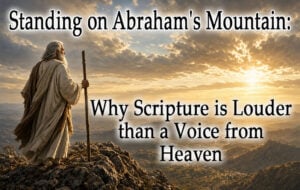 Standing on Abraham’s Mountain: Why Scripture is Louder than a Voice from Heaven