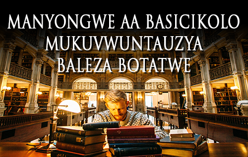 Manyongwe aa Basicikolo Mukuvwuntauzya Baleza Botatwe