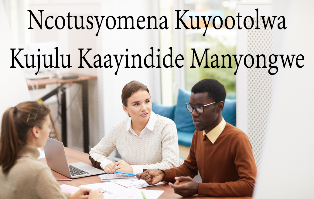 ncotusyomena kuyootolwa kujulu kaayindide manyongwe